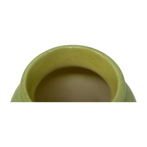 Country Charm Set of 4 Canisters Avocado Green Blue Mountain Pottery Canada 1980 - Picture 9 of 16